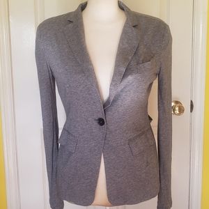 Bcbg maxazria sweater jacket, size small, light grey